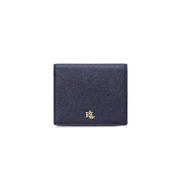 Crosshatch Leather Compact Wallet