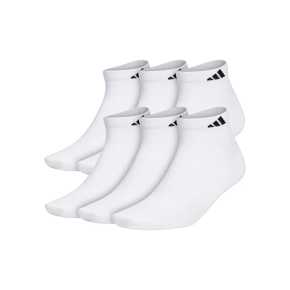 Adidas Men's 6-Piece Low-Cut Socks