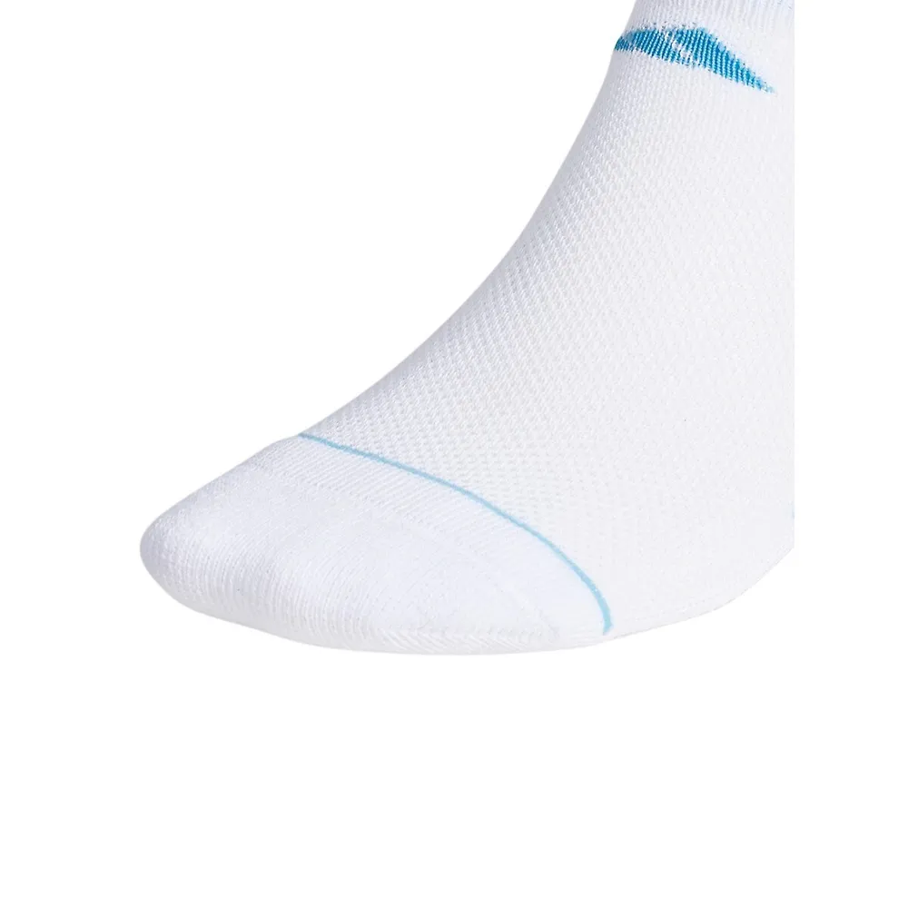 Women's 3-Pair Superlite Stripe No-Show Socks