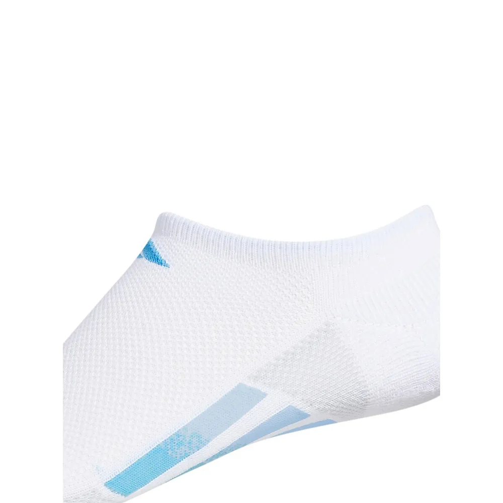 Women's 3-Pair Superlite Stripe No-Show Socks