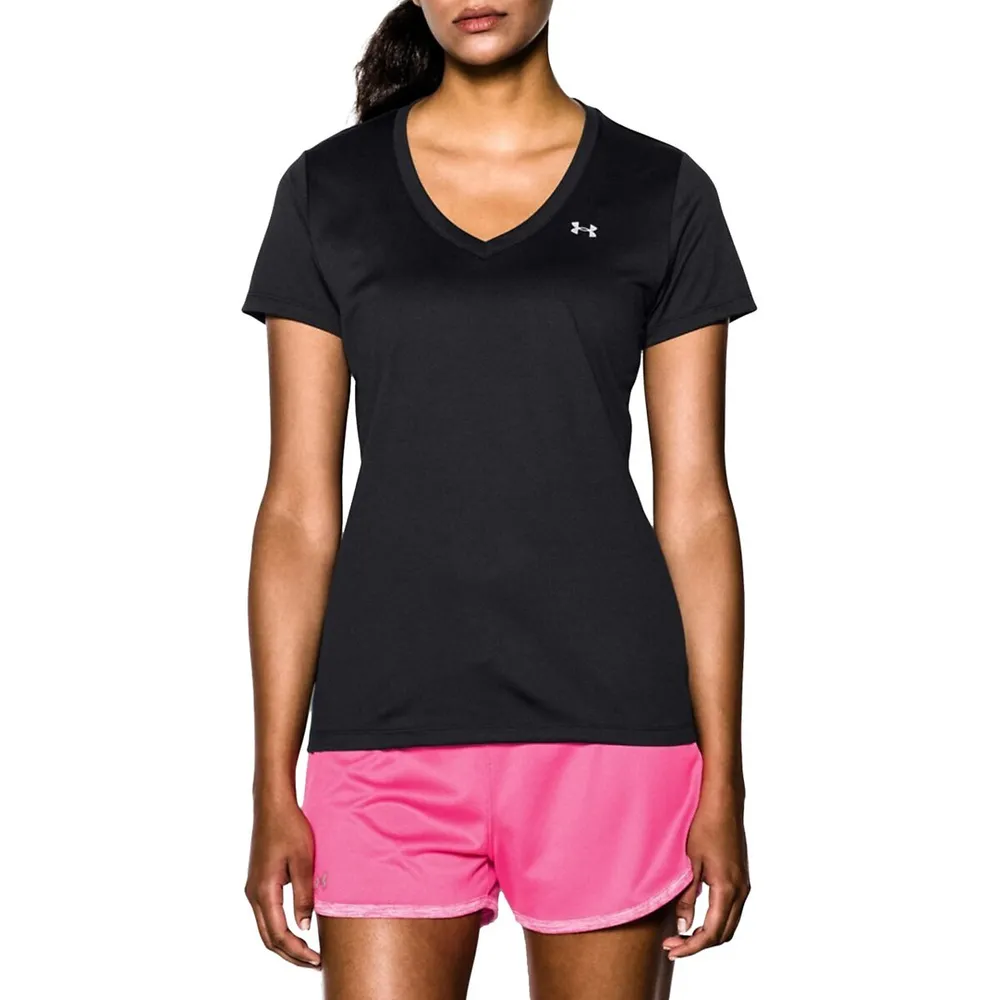 Under Armour Loose Fit Heat Gear V-Neck T-Shirt