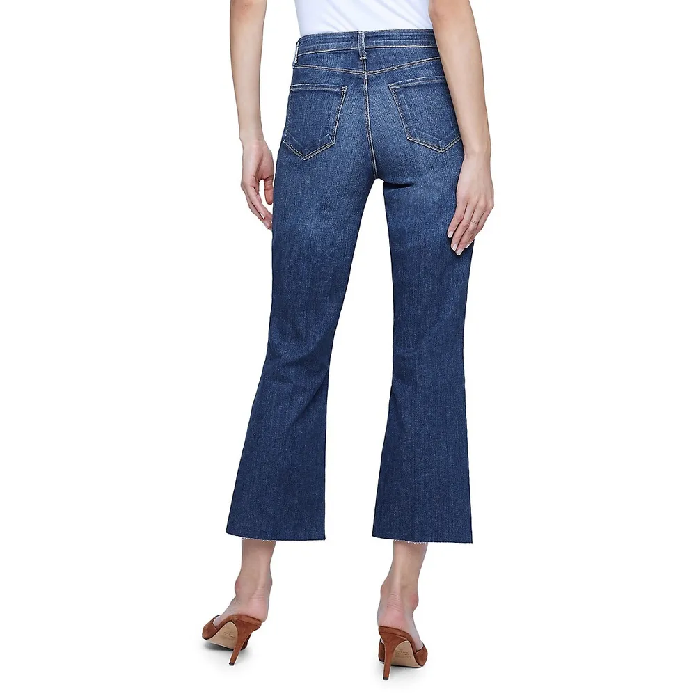 Essentials Kendra High-Rise Cropped Jeans