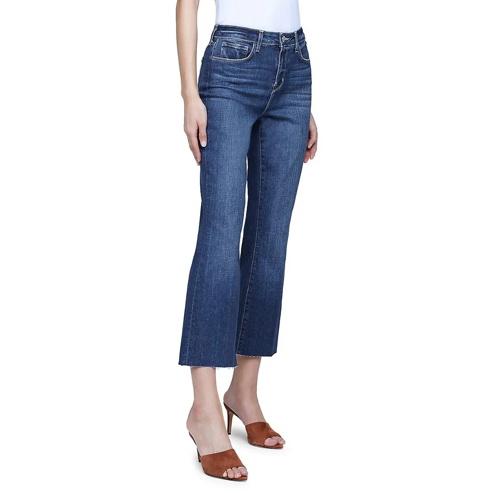 Essentials Kendra High-Rise Cropped Jeans