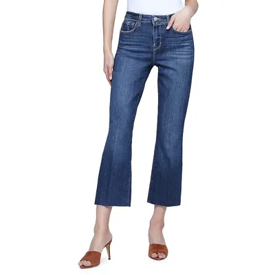 Essentials Kendra High-Rise Cropped Jeans