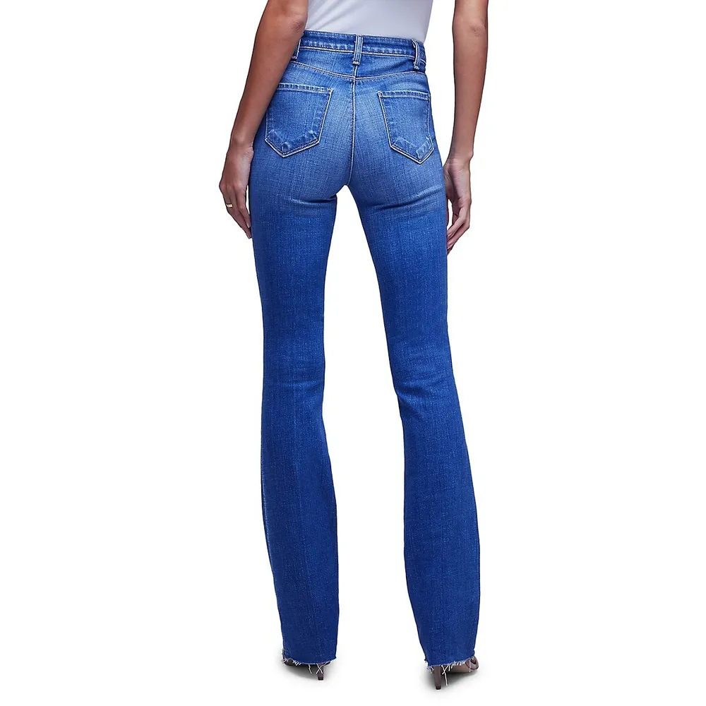 Ruth High-Rise Straight-Cut Jeans