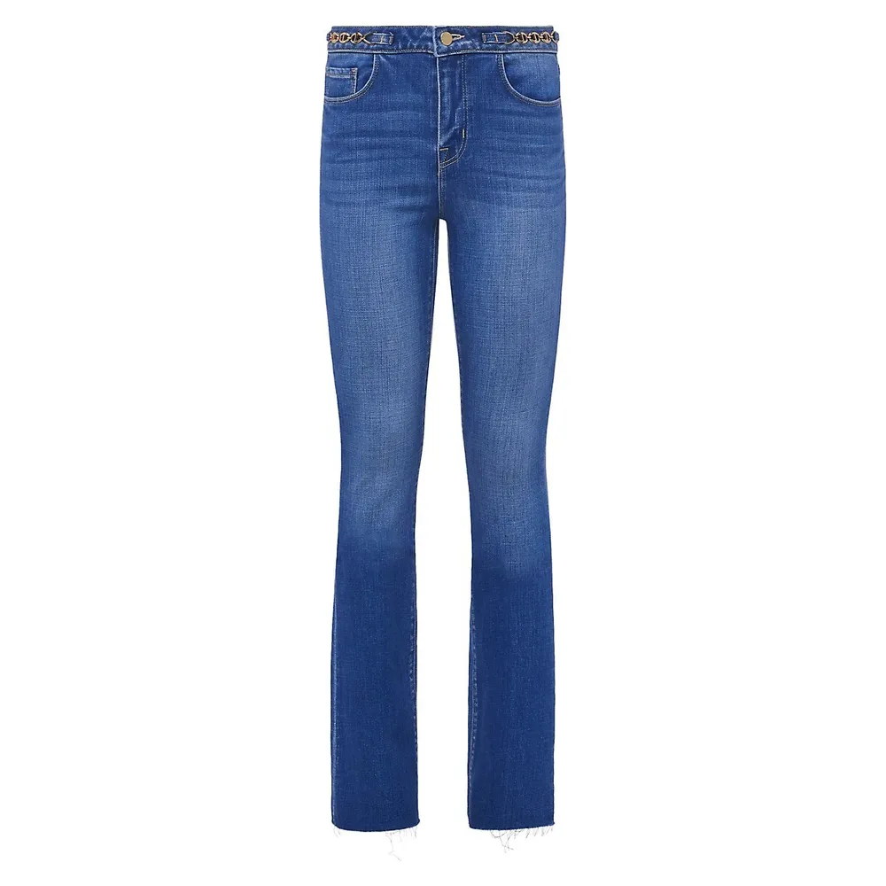 Ruth High-Rise Straight-Cut Jeans