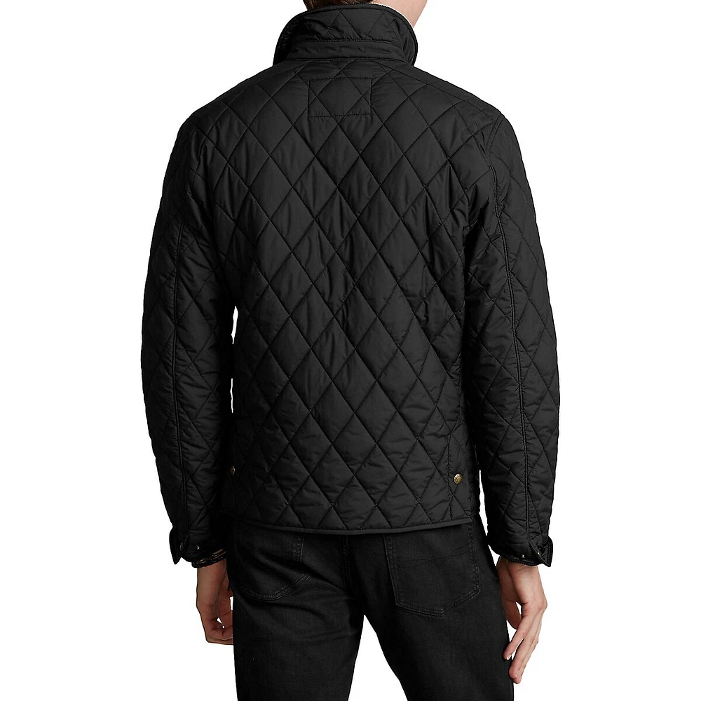 Water-Repellent Quilted Jacket