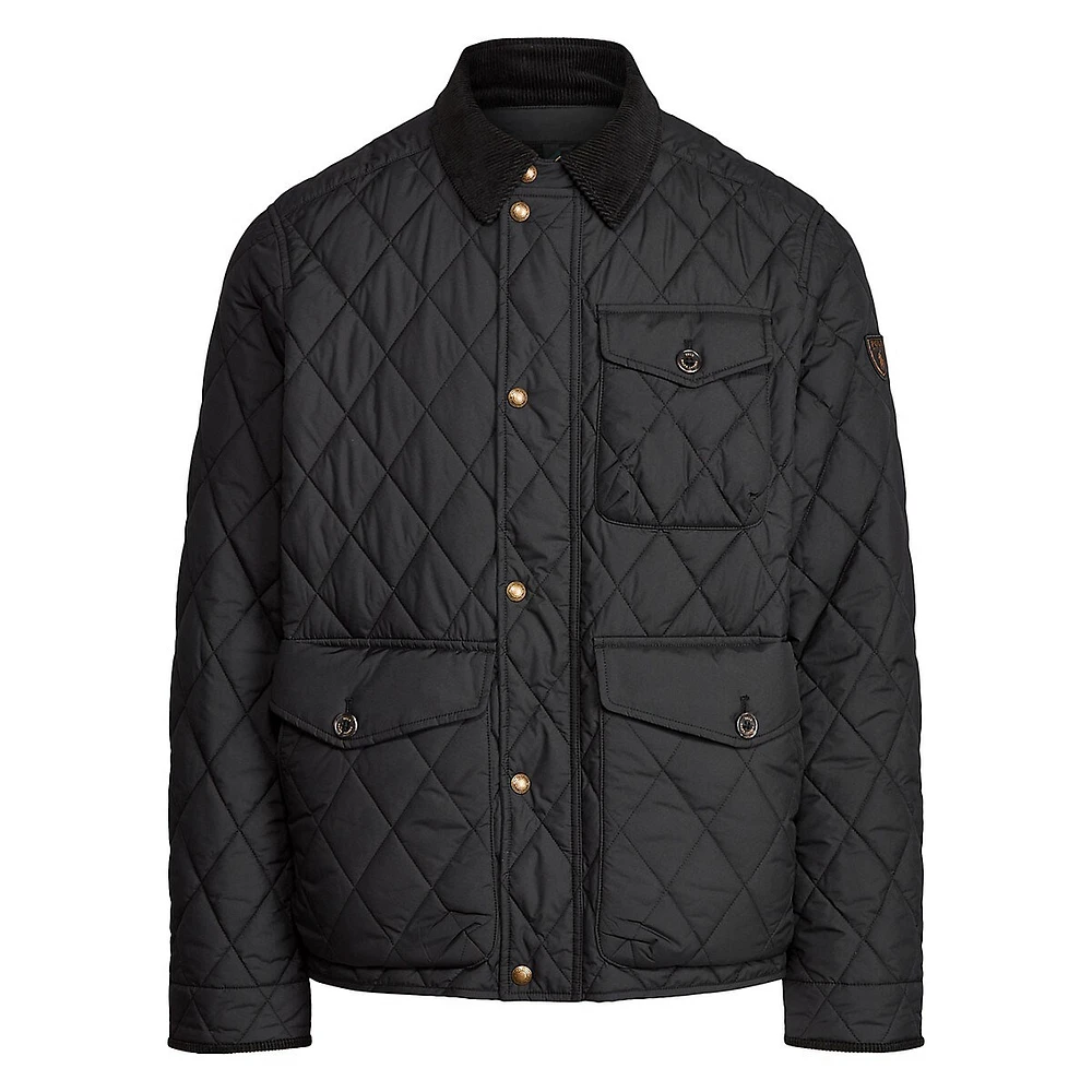 Water-Repellent Quilted Jacket