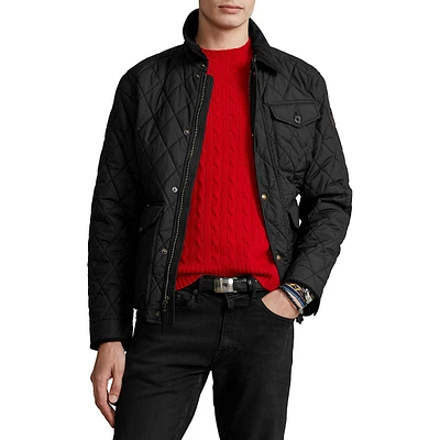 Water-Repellent Quilted Jacket