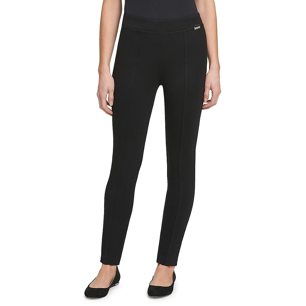 Front-Seam Ponte Leggings