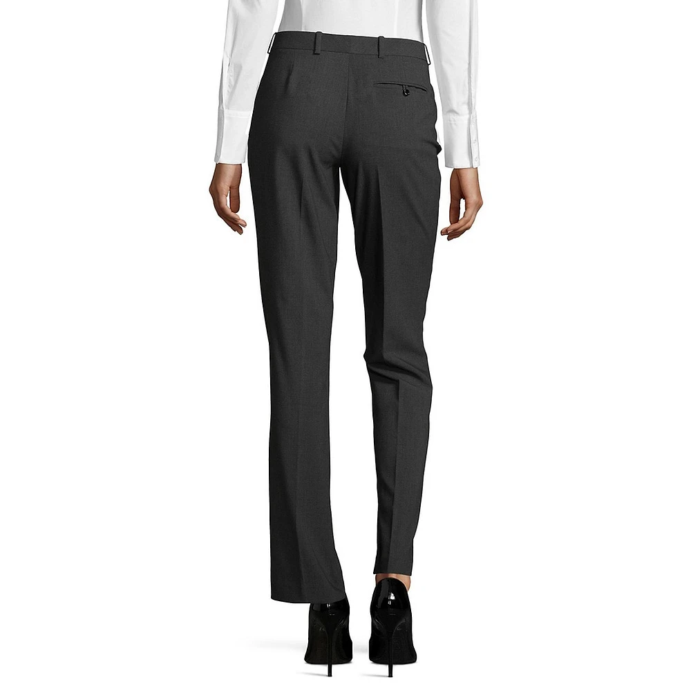 Crosshatched Modern-Fit Pants