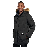 Hooded Multi-Pocket Parka