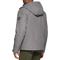 Hooded Fleece-Lined Softshell Jacket