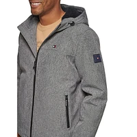 Hooded Fleece-Lined Softshell Jacket