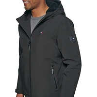 Hooded Fleece-Lined Softshell Jacket