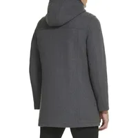 Wool-Blend Toggle Coat