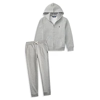 Boy's Cotton-Blend-Fleece Hoodie