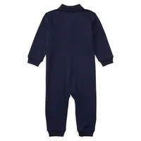 Baby Boy's Pony Cotton Coverall