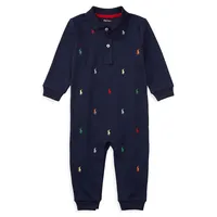 Baby Boy's Pony Cotton Coverall
