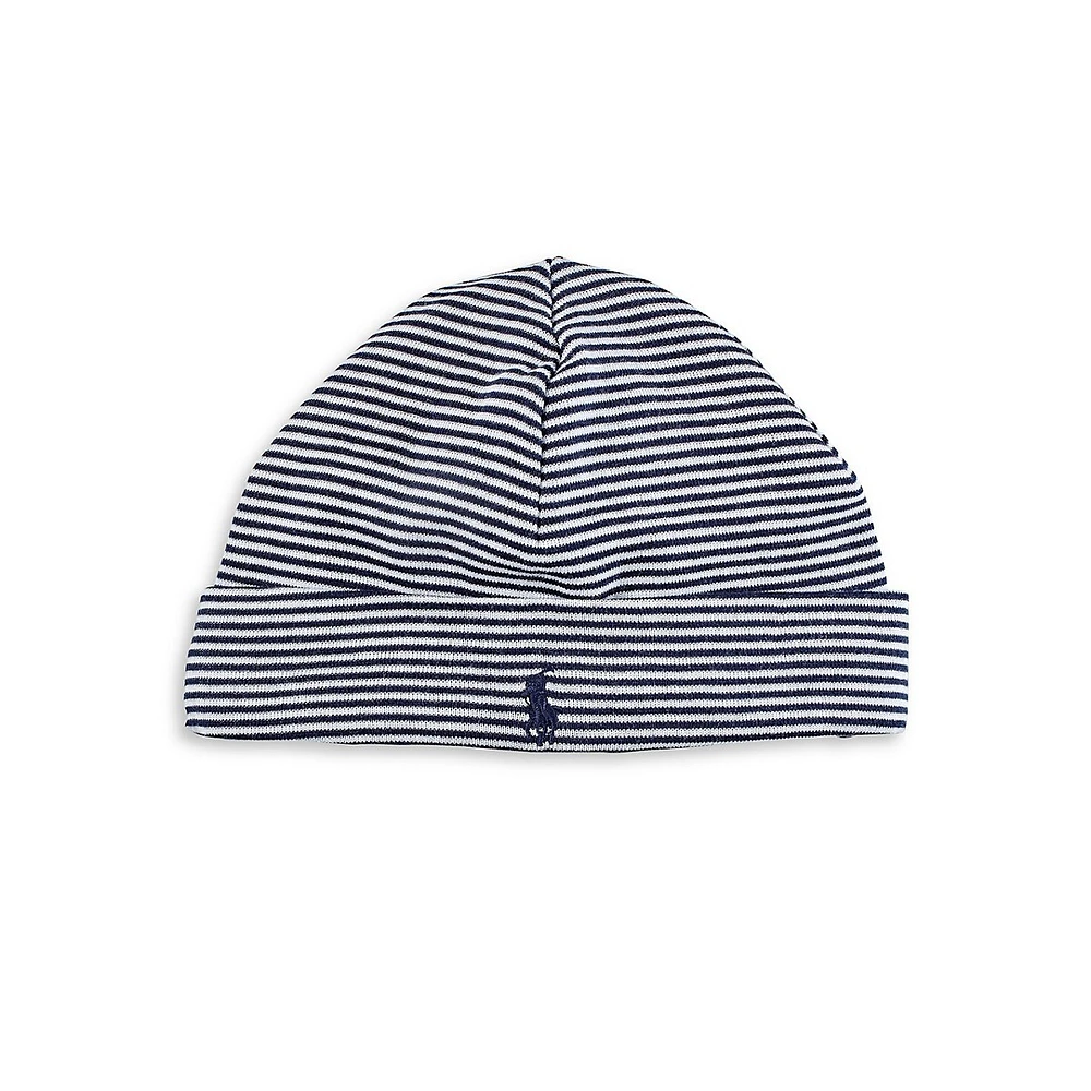 Baby's Striped Rib Toque Hat