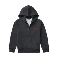 Boy's Cotton-Blend-Fleece Hoodie