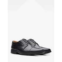 Clarkslite Leather Cap-Toe Derby Dress Shoes