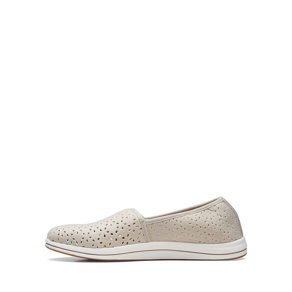 Breeze Emily Perforated Slip-On Casual Shoes