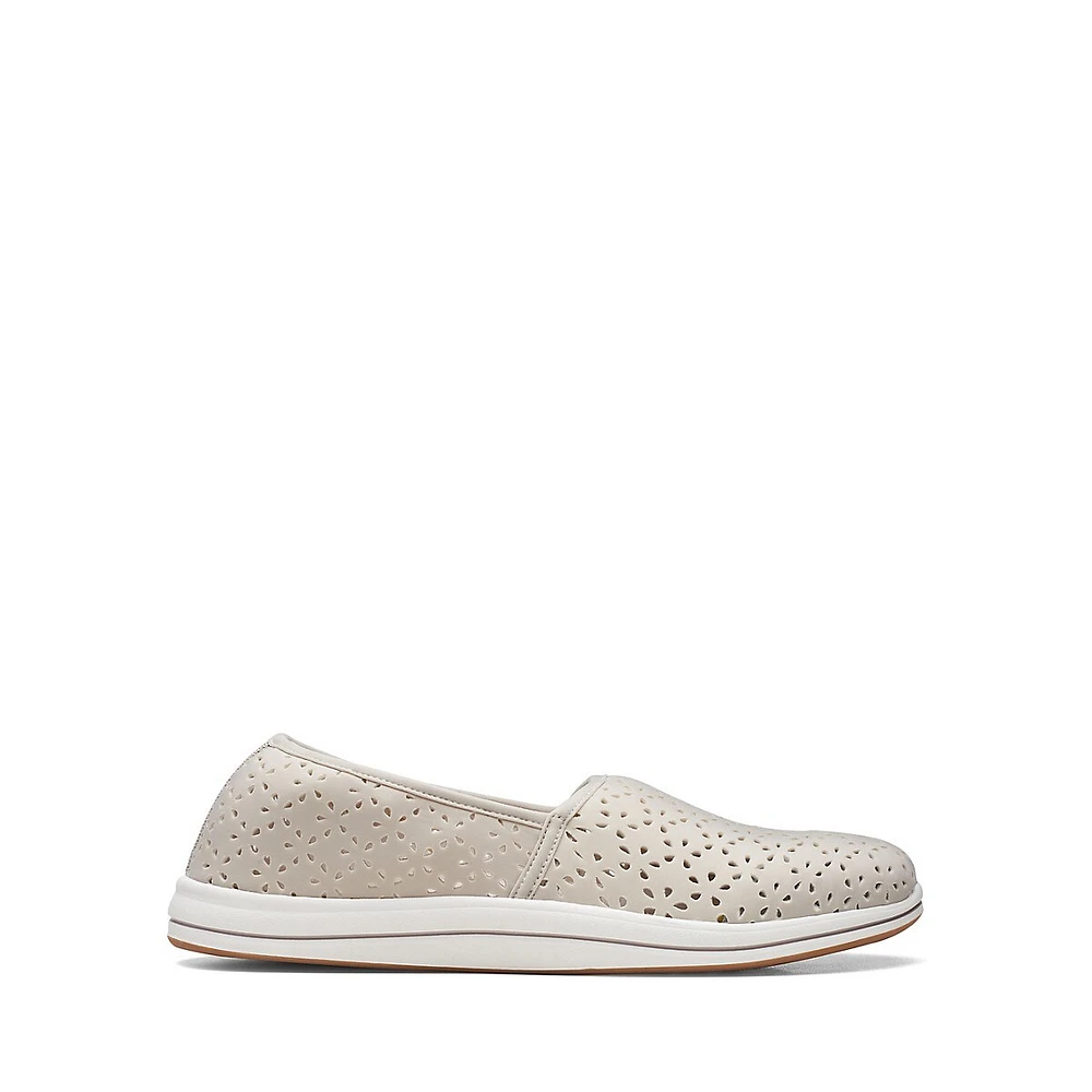 Breeze Emily Perforated Slip-On Casual Shoes