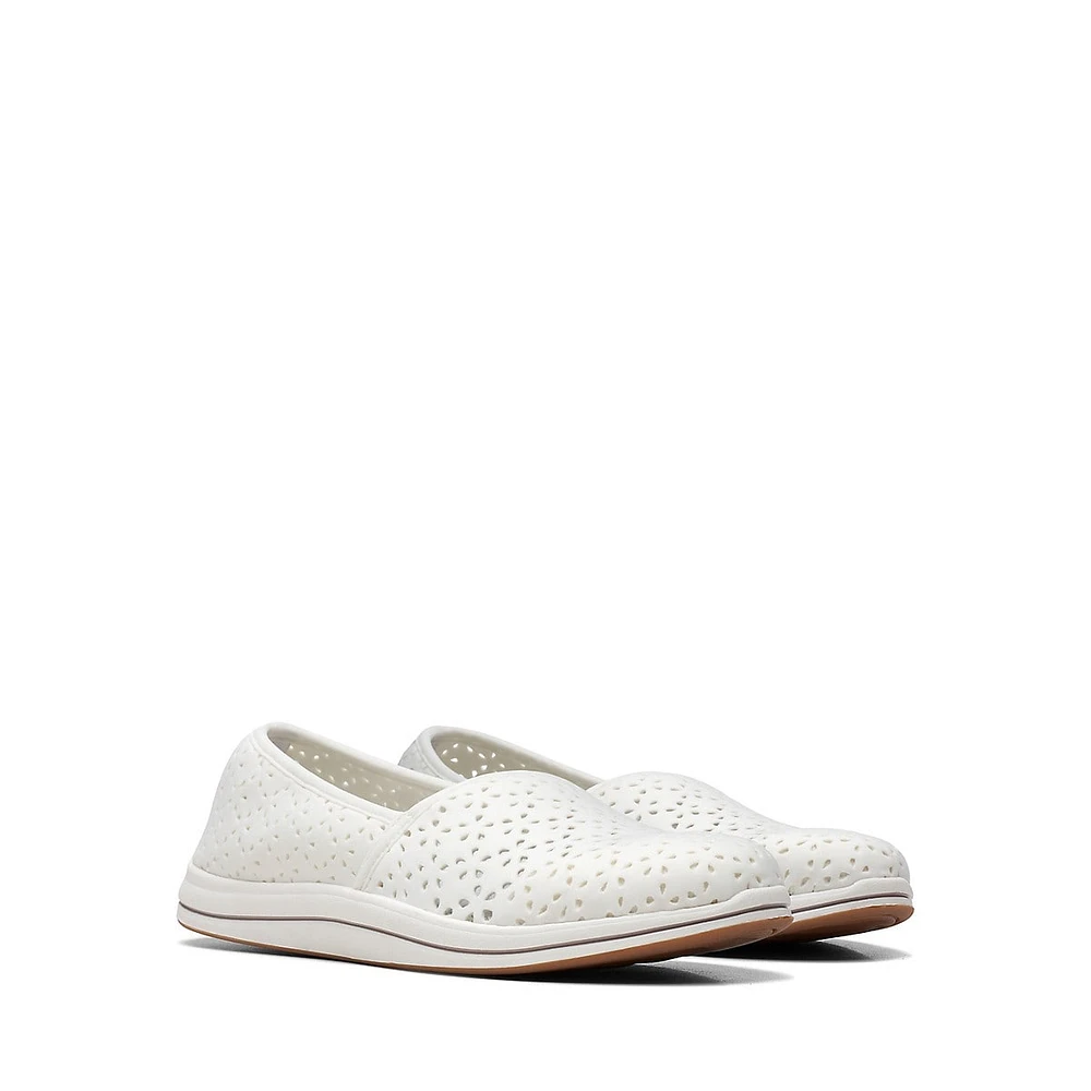 Breeze Emily Perforated Casual Slip-On Shoes