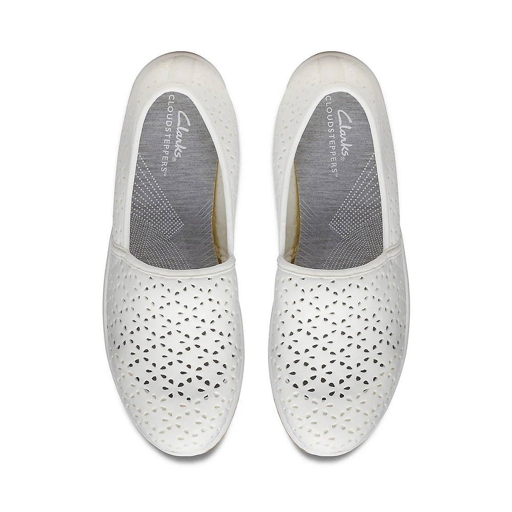 Breeze Emily Perforated Casual Slip-On Shoes