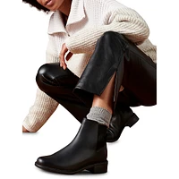 Women's Maye Palm Leather Ankle Boots