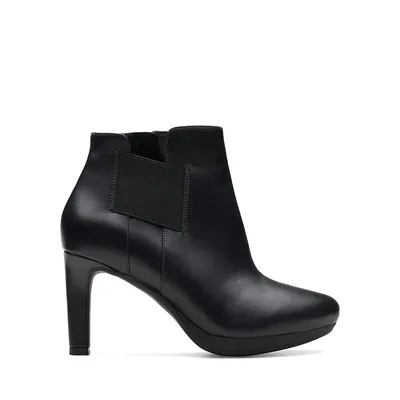 Ambyr Rise Leather Cocktail Booties