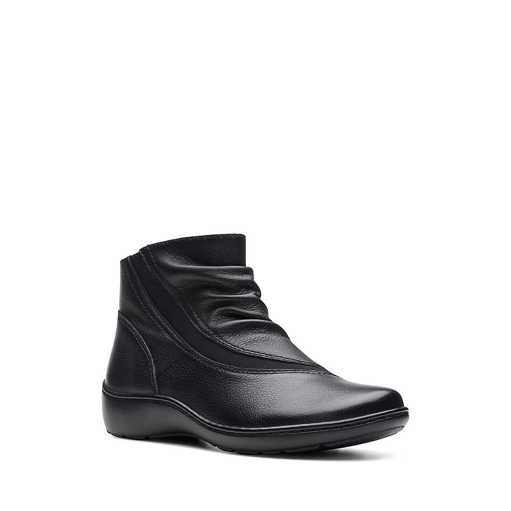 Cora Derby Leather Ankle Boots