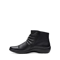 Cora Derby Leather Ankle Boots