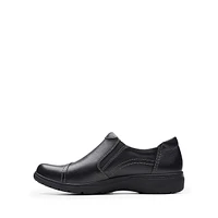 Carleigh Ray Side-Zip Leather Casual Shoes