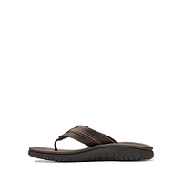 Men's Wesley Sun Leather Toe-Thong Sandals