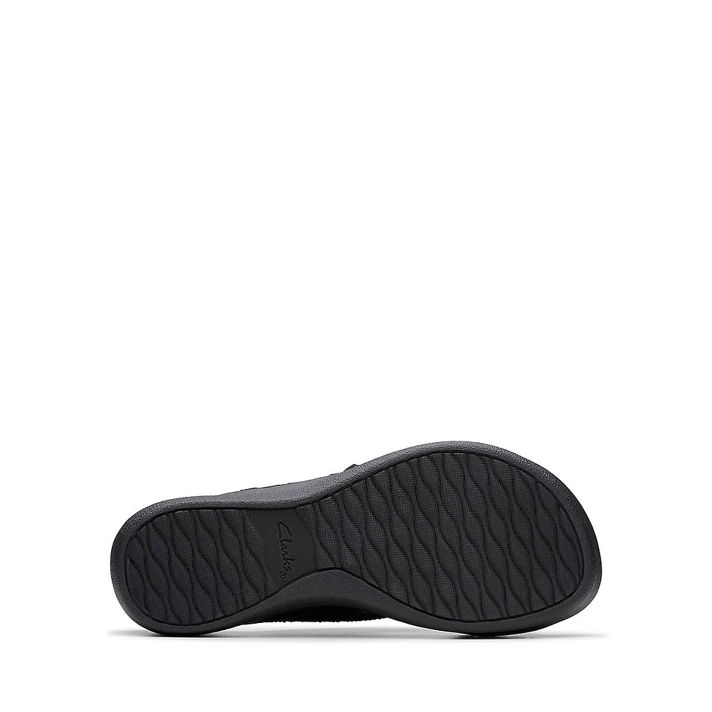 Arla Wave Cross-Strap Platform Slide Sandals