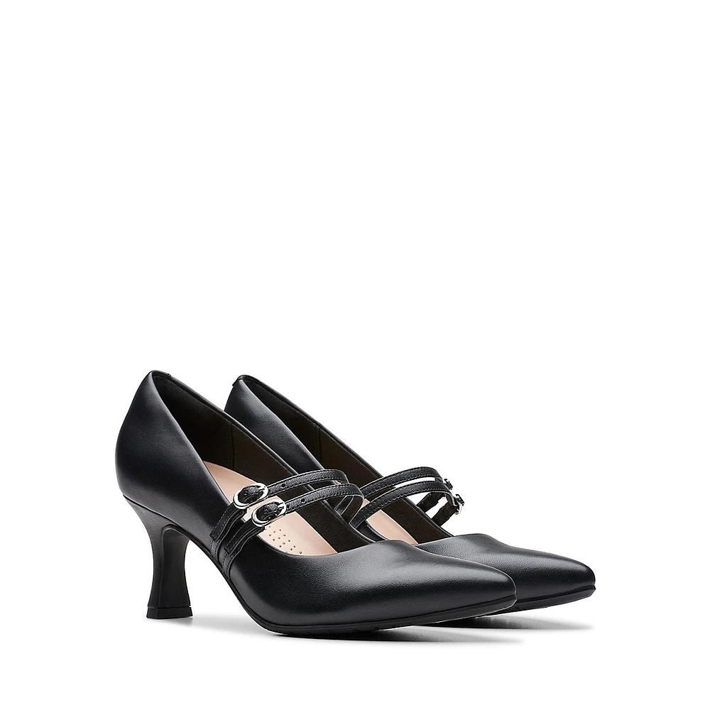 Kataleyna Joy Leather Strap Pumps