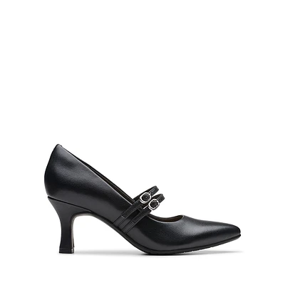 Kataleyna Joy Leather Strap Pumps