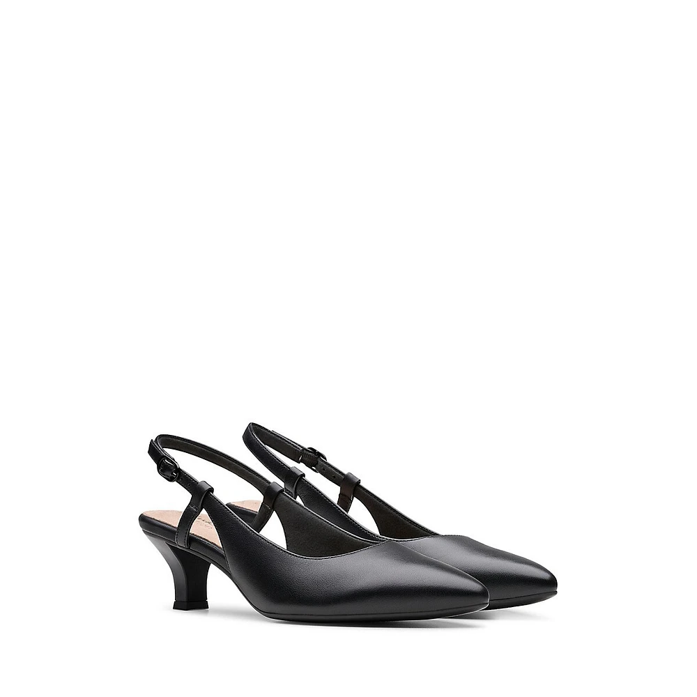 Kepley Vine Leather Slingback Pumps