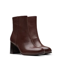 Keirsta Faye Leather Ankle Boots