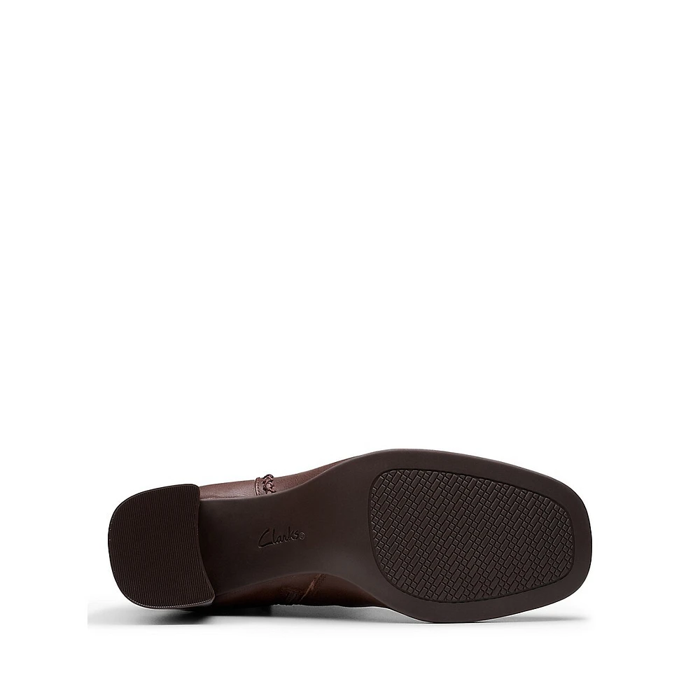 Keirsta Faye Leather Ankle Boots