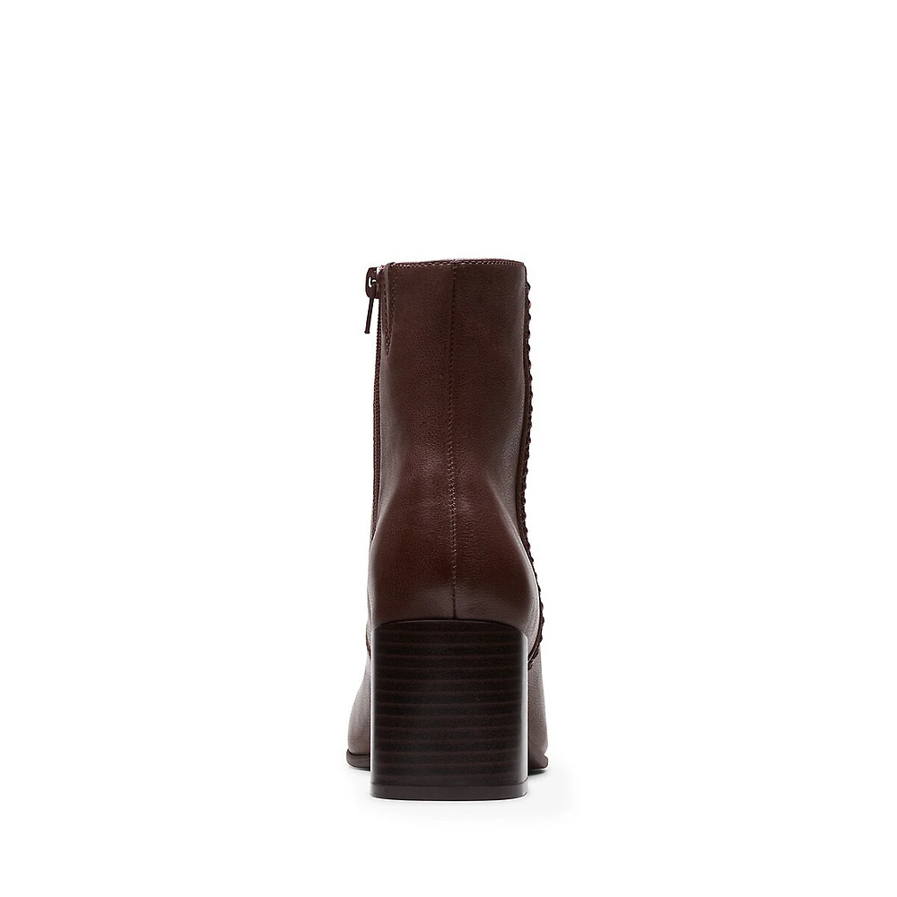 Keirsta Faye Leather Ankle Boots