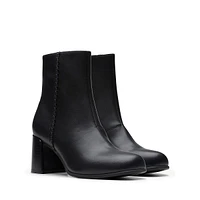 Keirsta Faye Leather Ankle Boots