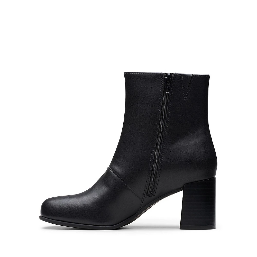 Keirsta Faye Leather Ankle Boots