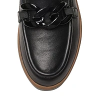 Zylah May Leather Platform Loafters