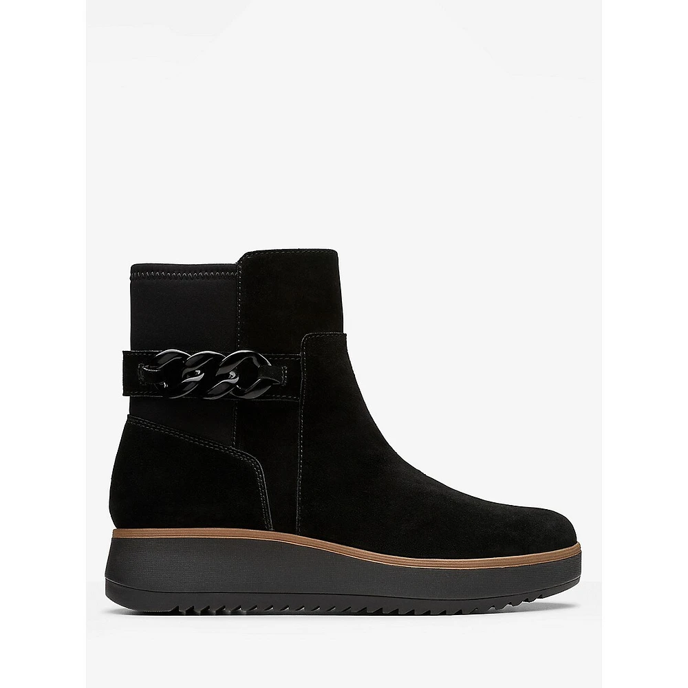 Zylah Rose Suede Platform Boots