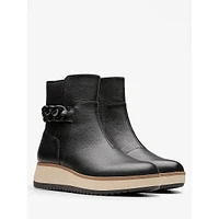 Zylah Rose Leather Platform Boots