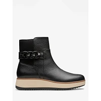 Zylah Rose Leather Platform Boots