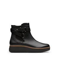 Zylah Faye Leather Ankle Boots